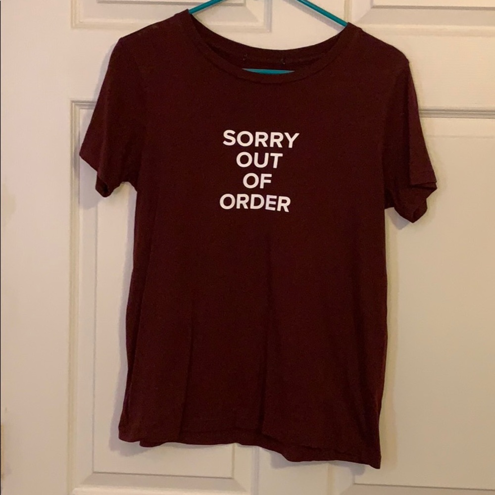Maroon T Shirt